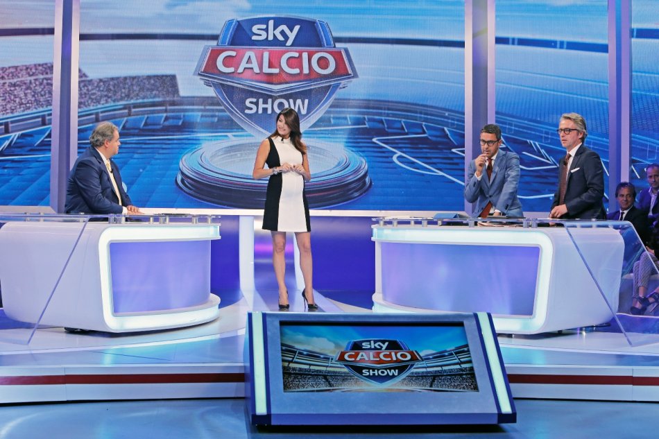 Stop felice per Ilaria D'Amico, da domenica Bonan alla guida di Sky Calcio Show