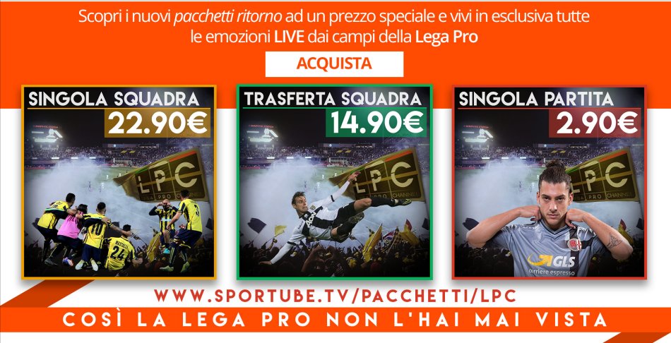 Su Lega Pro Channel è pronto il girone di ritorno in streaming con un prezzo speciale