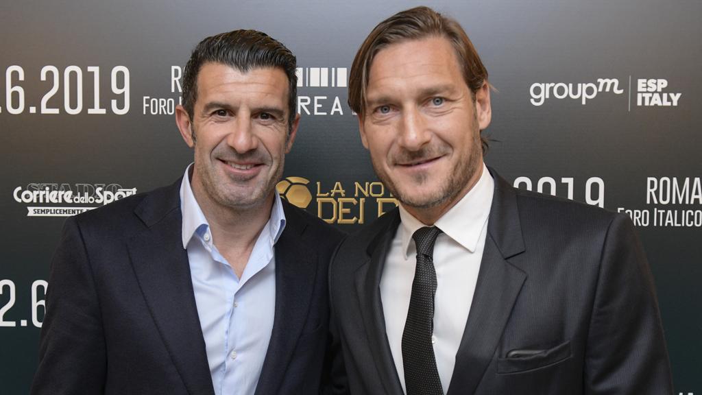 La Notte dei Re - Totti e Figo si sfidano in diretta su Sky Sport e TV8