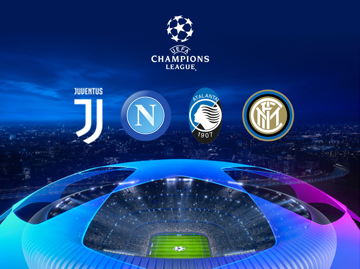Sky Sport Diretta Champions #3, Palinsesto, Telecronisti Juventus, Inter, Napoli, Atalanta