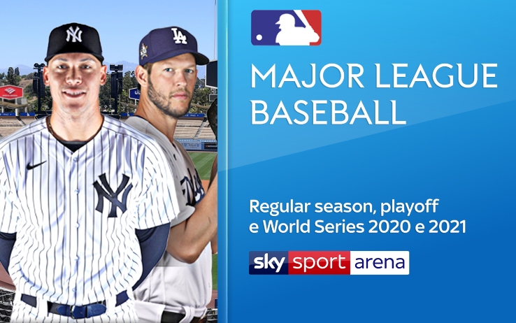 Parte la stagione della Major League Baseball su Sky Sport Arena