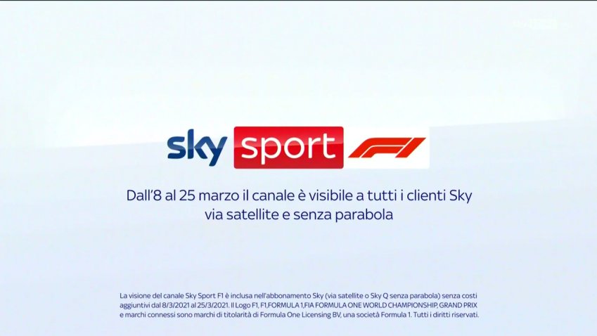 Sky Sport F1, al via il weekend in diretta con i test in Bahrain (12 - 14 Marzo)