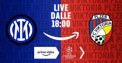 Champions League, Inter - Viktoria Plzen, (diretta esclusiva Amazon Prime Video)