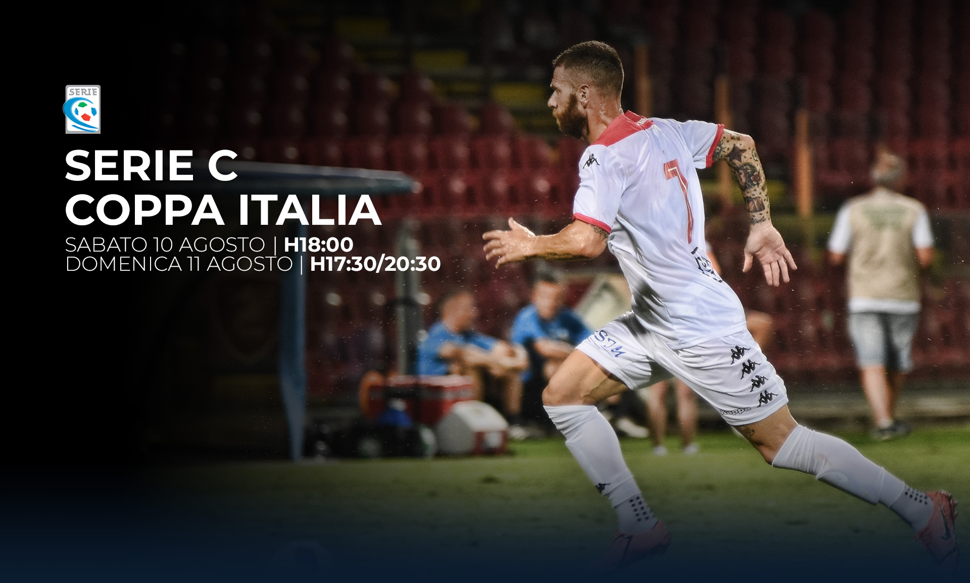 Foto - Serie C TV, Coppa Italia 10 e 11 Agosto - Programma e Telecronisti Eleven Sports