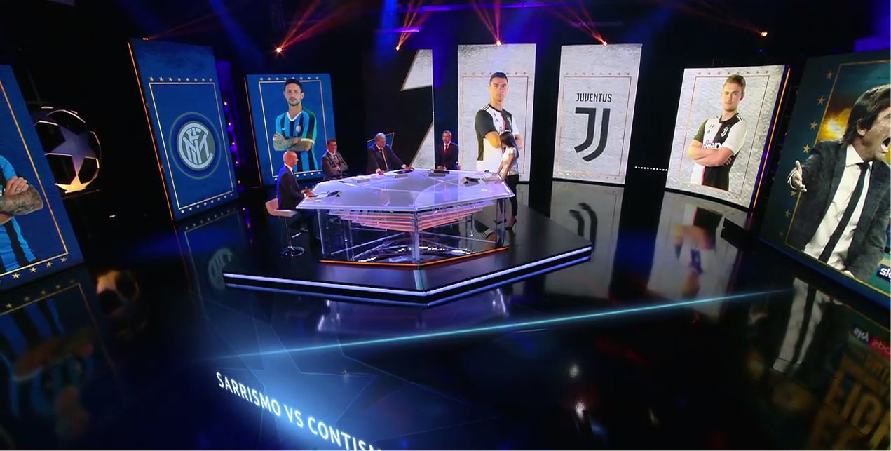 Foto - Sky Sport Diretta Champions #3, Palinsesto e Telecronisti Juventus, Inter, Napoli, Atalanta