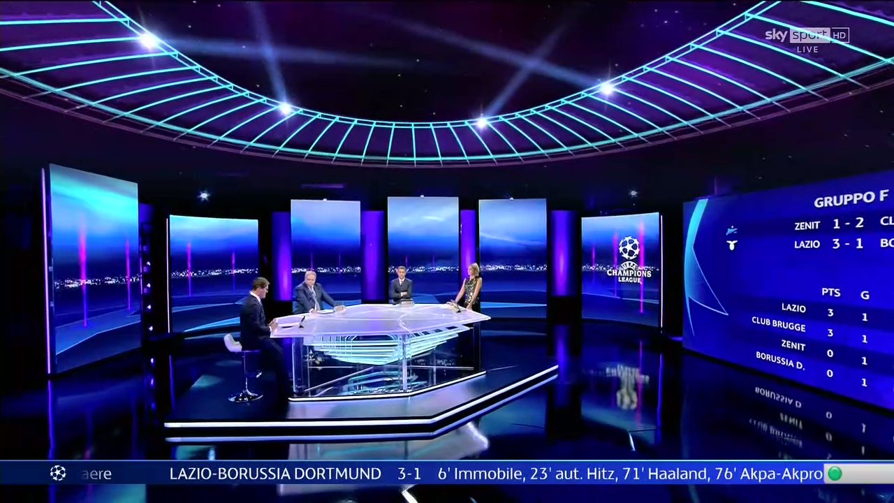 Foto - Sky Sport Diretta Champions #2, Palinsesto Telecronisti Juventus, Inter, Atalanta, Lazio