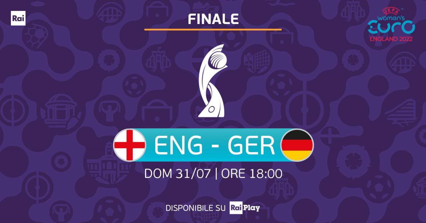 Foto - Domenica Rai Sport (Web e Play), 31 Luglio 2022 | diretta Finale Europeo Femminile Calcio 