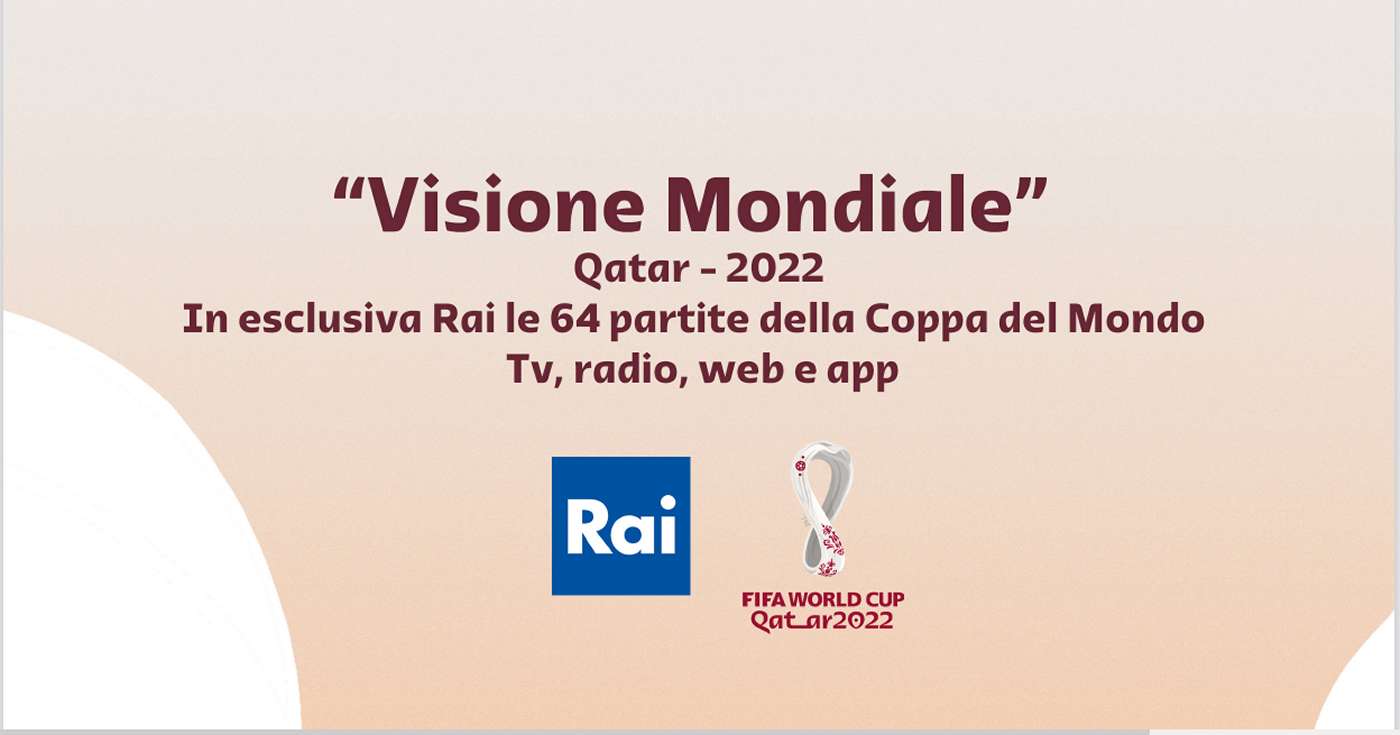 Foto - Domenica Rai Sport (Web e Play), 20 Novembre 2022 | diretta Mondiali di Calcio Qatar 2022