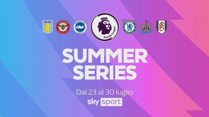Foto - Premier League Summer Series: tutte le partite in diretta su Sky e NOW