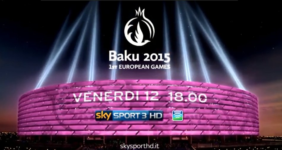Giochi Europei Baku 2015, su Sky Sport un canale dedicato per oltre 250 ore di gare live