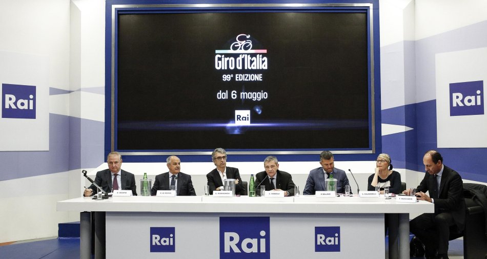 Presentata l'offerta editoriale di Rai Sport per il Giro d'Italia 2016