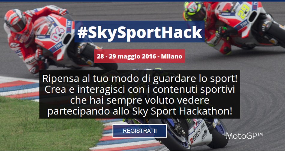 #SkySportHackathon, sfida per innovare le modalità di fruizione del contenuto sportivo