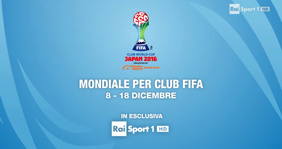 Mondiale per Club, Fifa Club World Cup 2016 in diretta esclusiva su Rai Sport HD