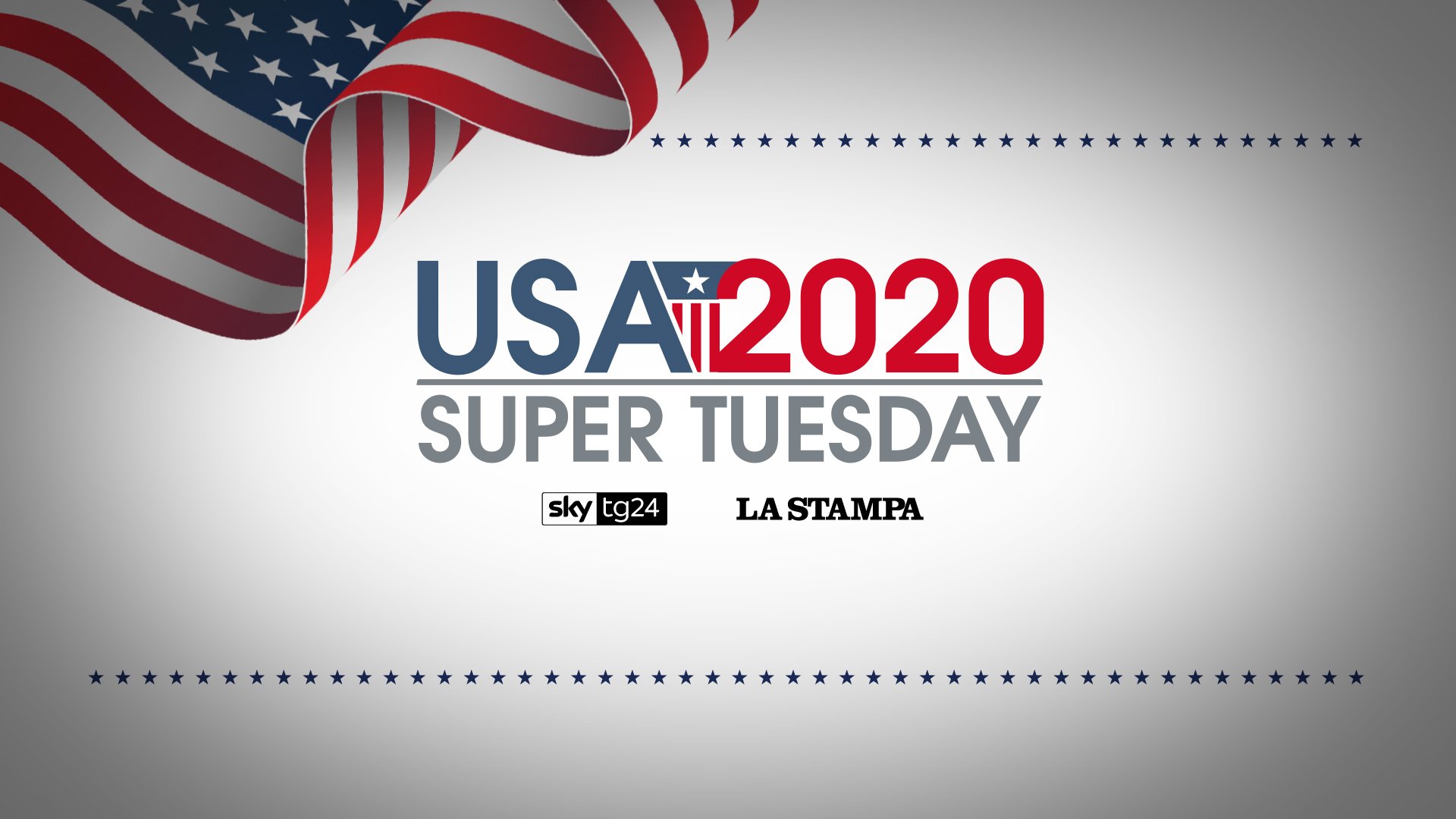 Sky TG24 e La Stampa per raccontare il Super Tuesday USA 2020 