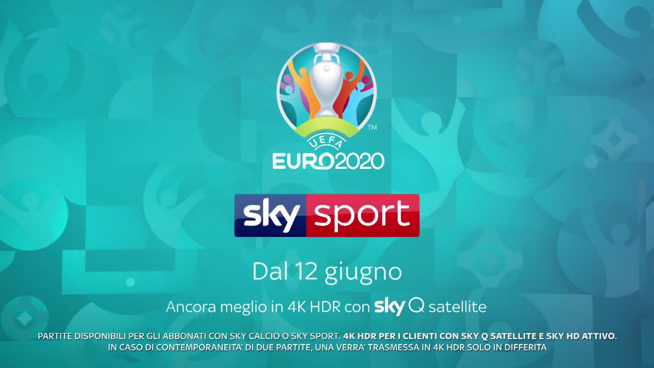 Euro 2020, -100 giorni agli Europei. Tutte le partite in 4K HDR su Sky Sport