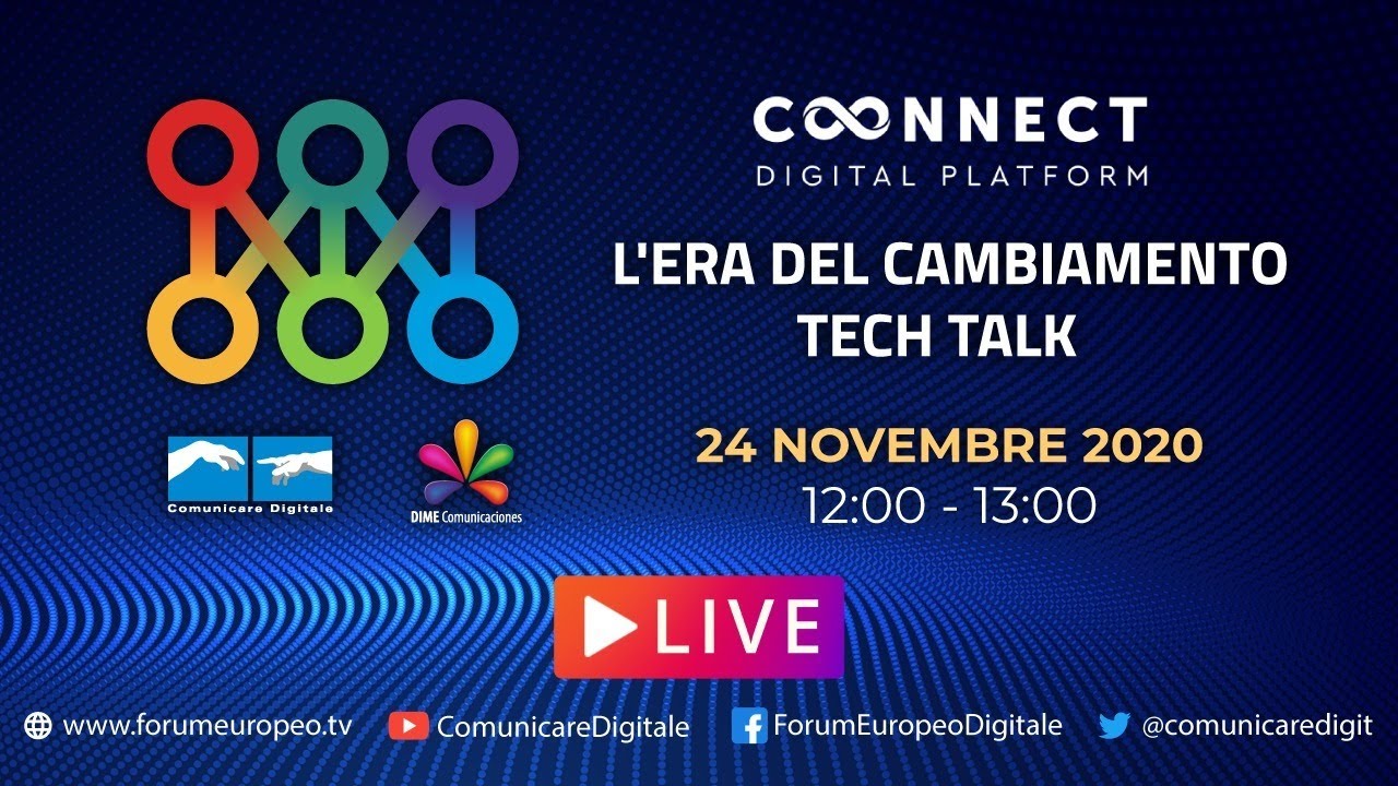 LIVE | Era del Cambiamento Tech Talk (#13). Diretta streaming Digital-News.it