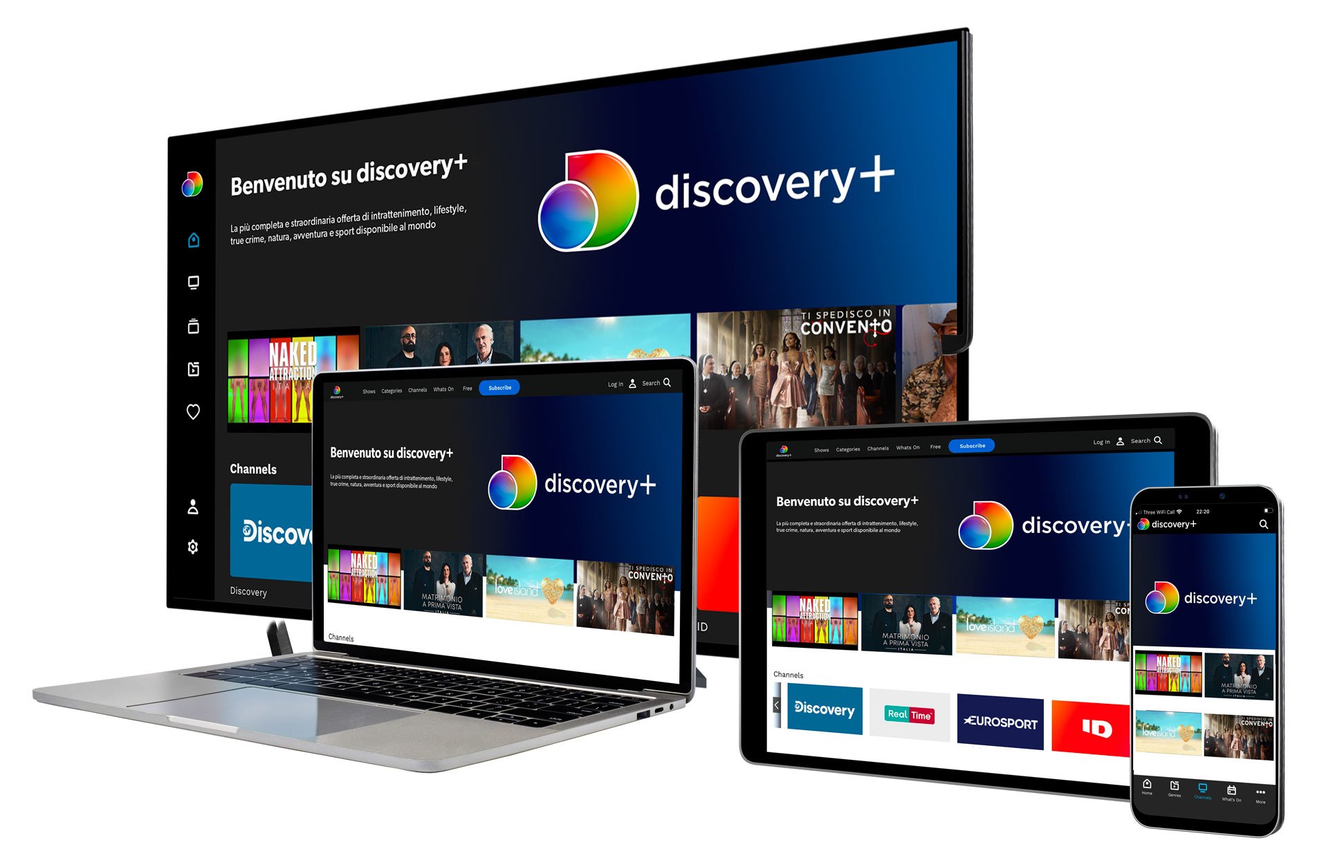 Discovery+, il nuovo servizio streaming (anche in Italia) dal 4 Gennaio 2021