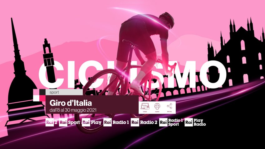 Ciclismo, Giro di Italia 2021 su Rai Sport in diretta no stop  