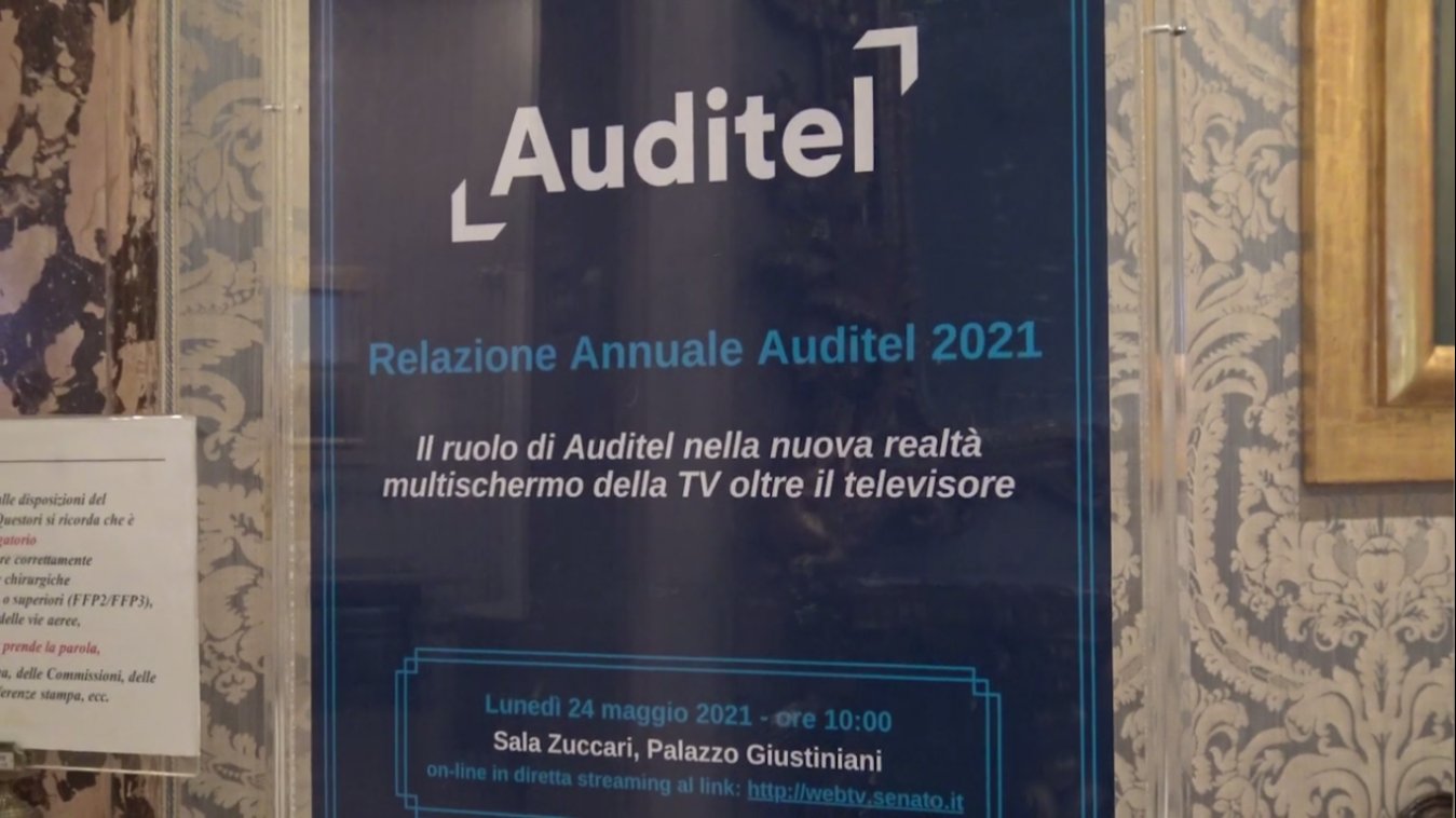 Relazione annuale Auditel 2021, boom streaming ma tante famiglie senza web