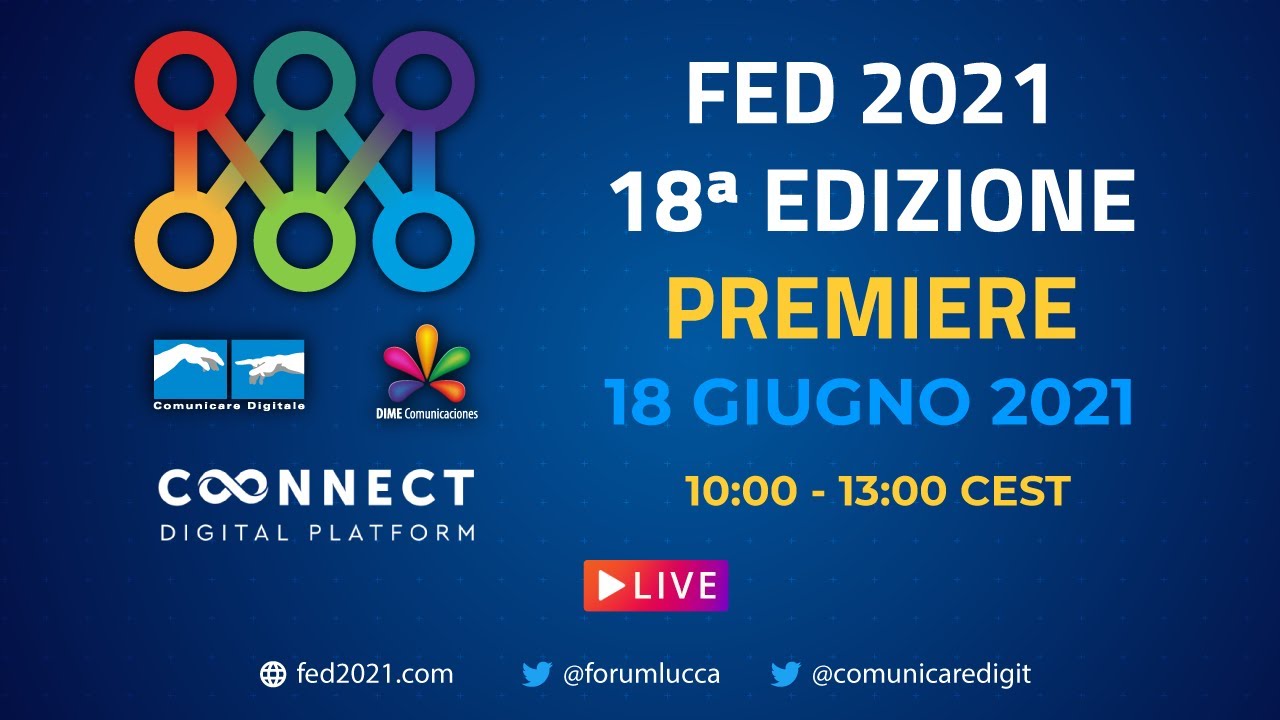 Diretta | 18 Forum Europeo Digitale Premiere (LIVE su Digital-News.it)