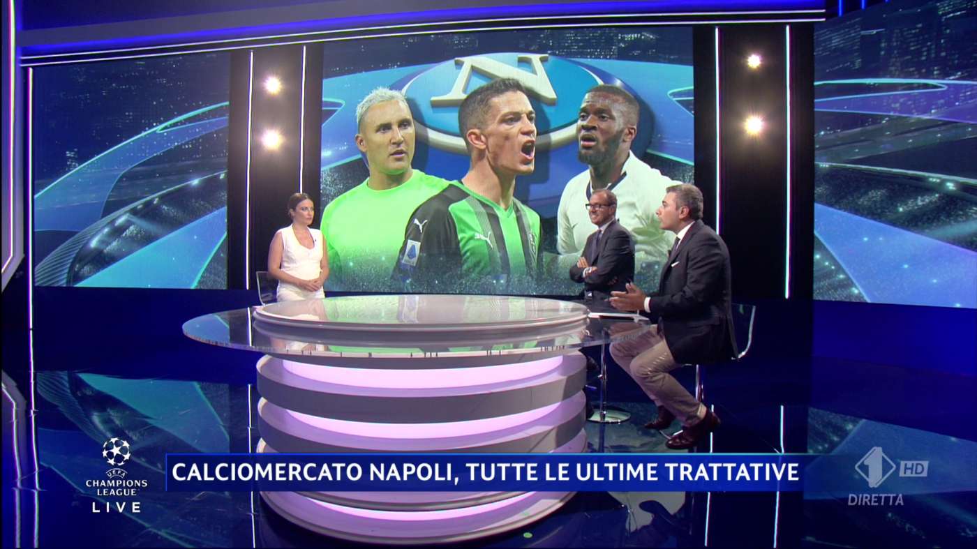 Sport Mediaset, Champions 2022/23 5a Giornata Palinsesto Telecronisti Infinity+ (Benfica-Juventus Canale 5)