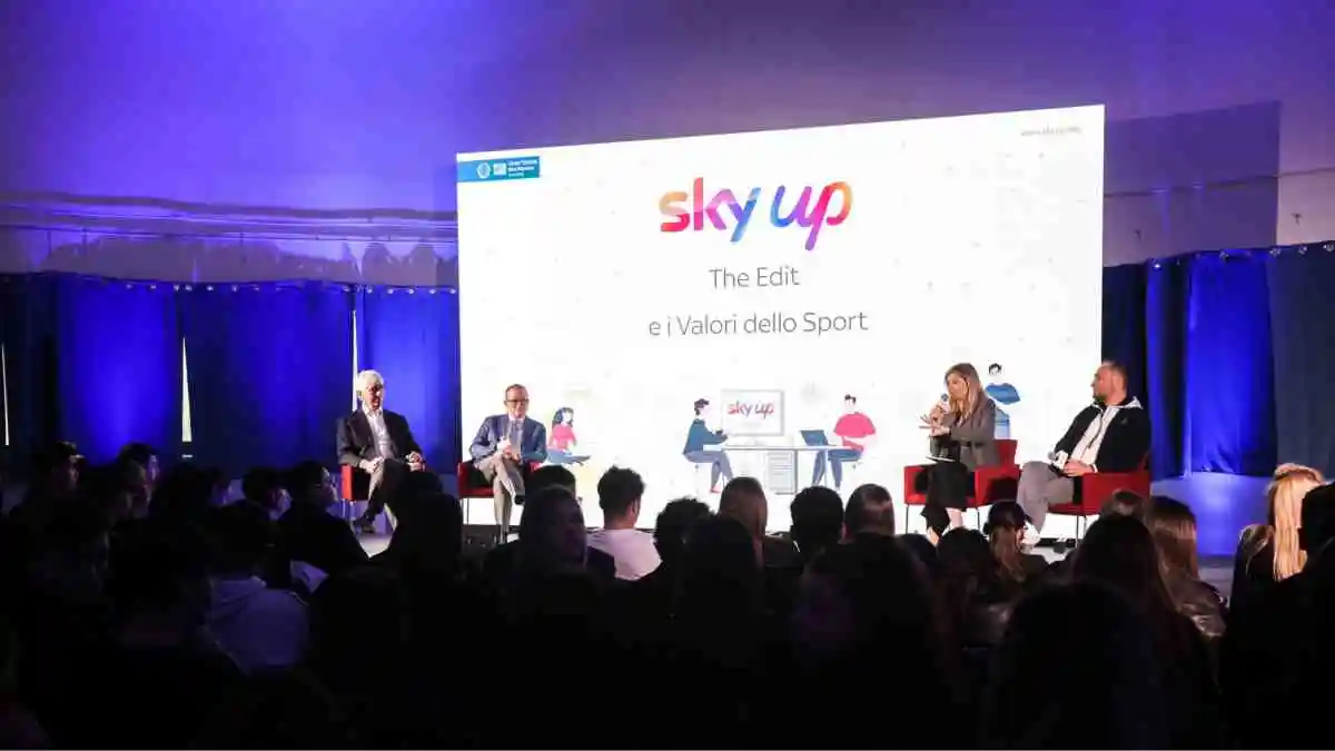 Sky Up The Edit a Napoli sui Valori dello Sport e le Competenze Digitali dei Giovani