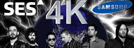 Il concerto dei Linkin Park a Berlino, diretta 4K su Astra Ultra HD Demo